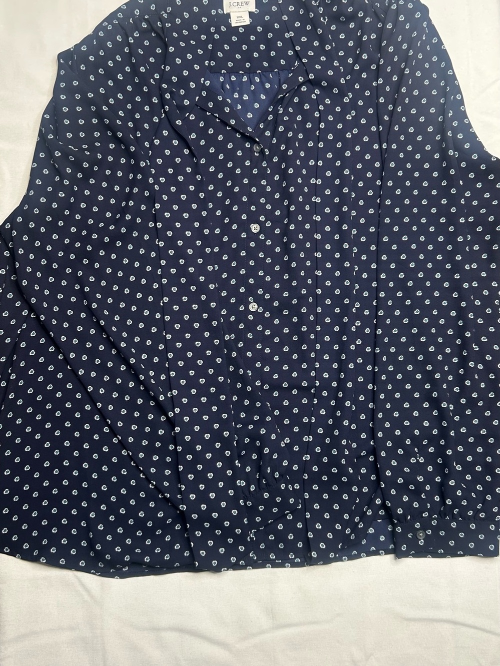 J. Crew Navy Button-Down Shirt